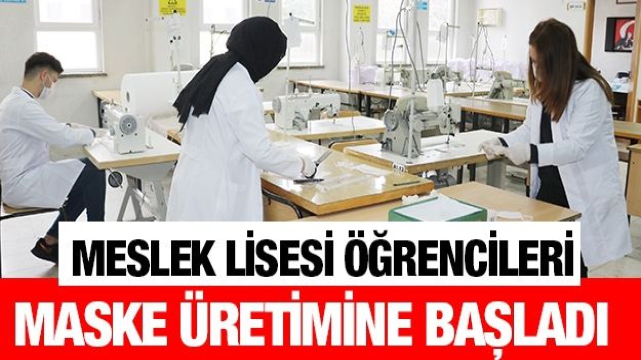 (Özel haber) Öğrenciler maske ihtiyacı için harekete geçti