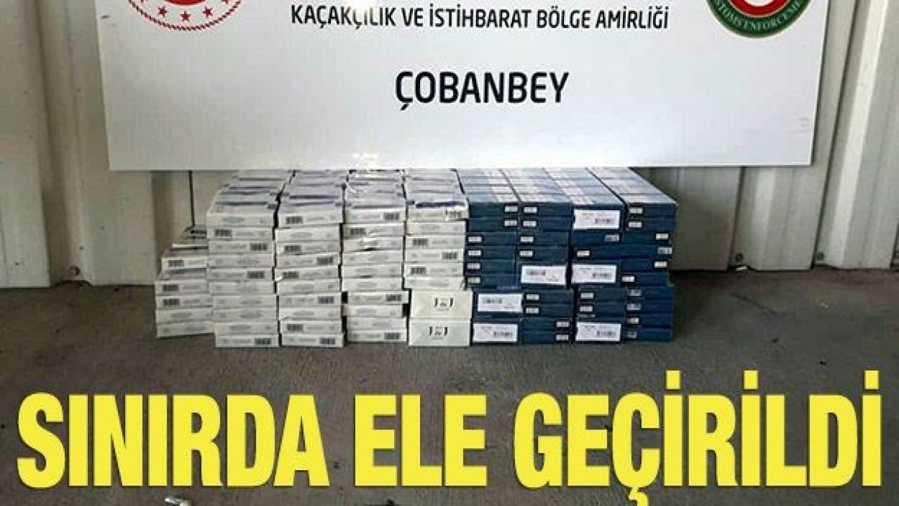 770 paket kaçak sigara ele geçirildi