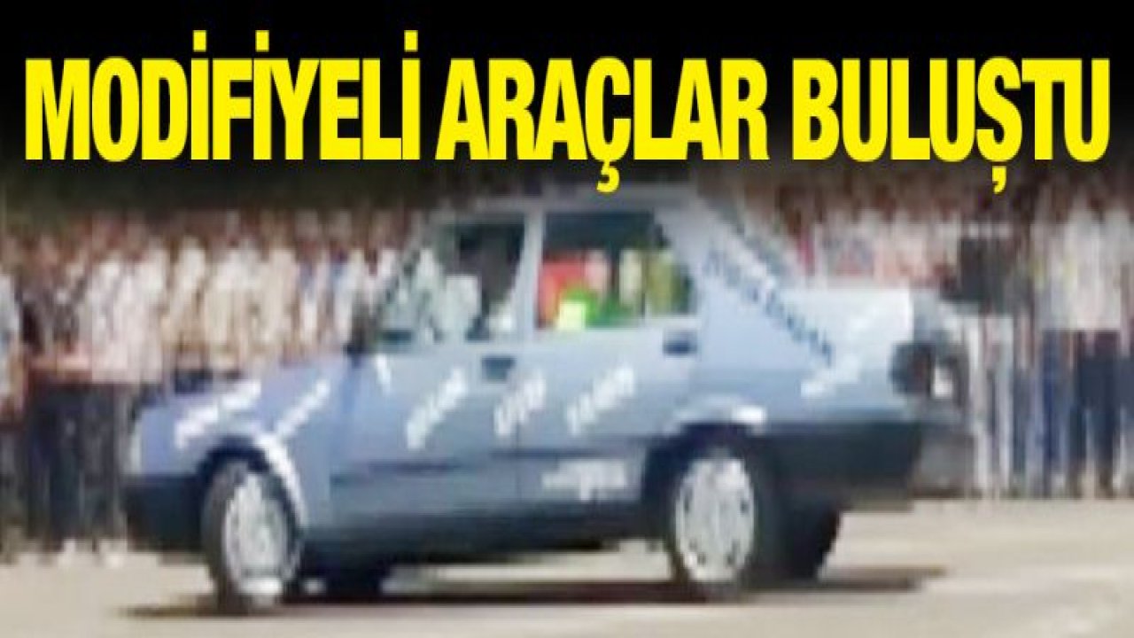 Nizip'te modifiyeli araçlar buluştu