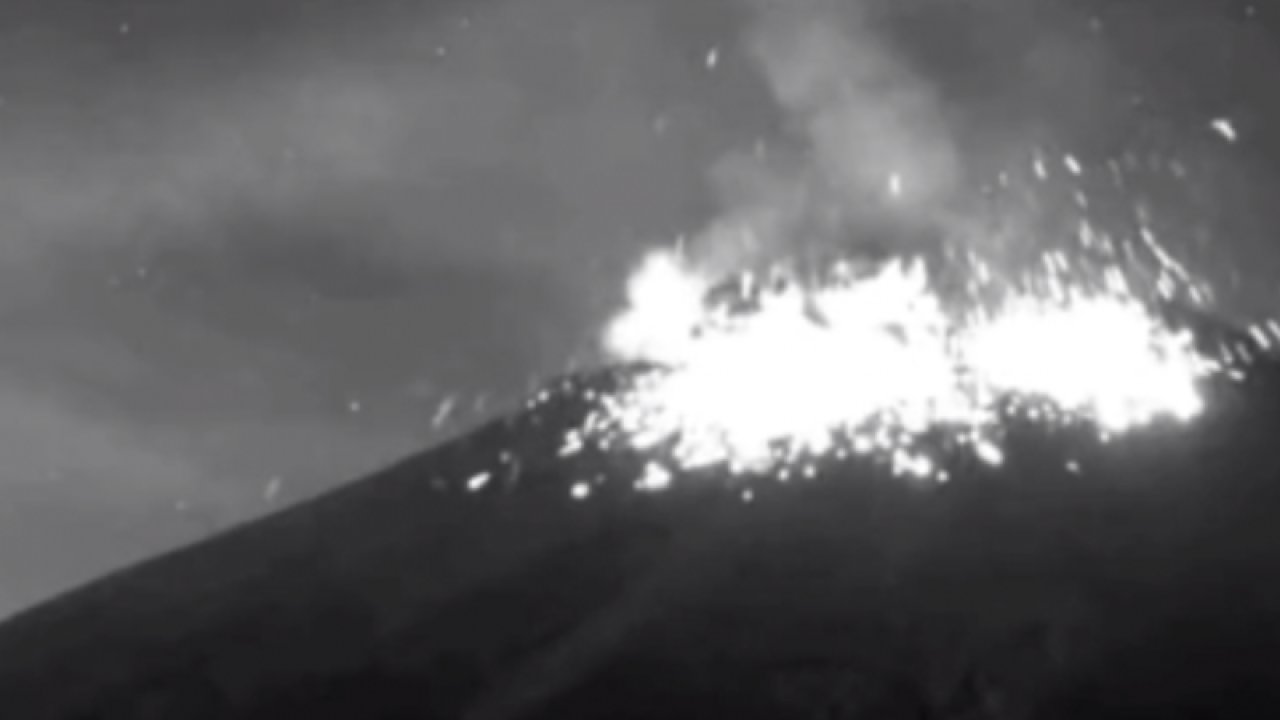 Popocatepetl Yanardağı’nda 6 yeni patlama