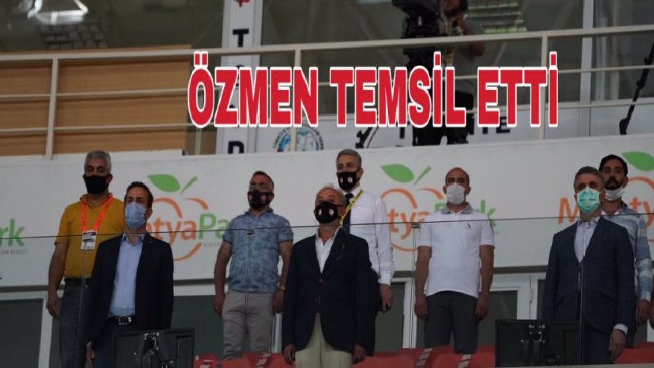 MÜSLÜM ÖZMEN TEMSİL ETTİ