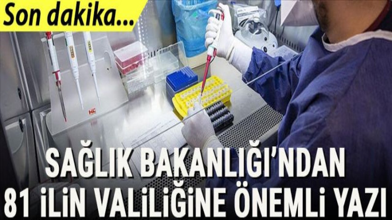 Sağlık Bakanlığı'ndan 81 il valiliğine önemli yazı! Türkiye'ye giriş-çıkışlarda uygulanan PCR testleri için yeni düzenleme