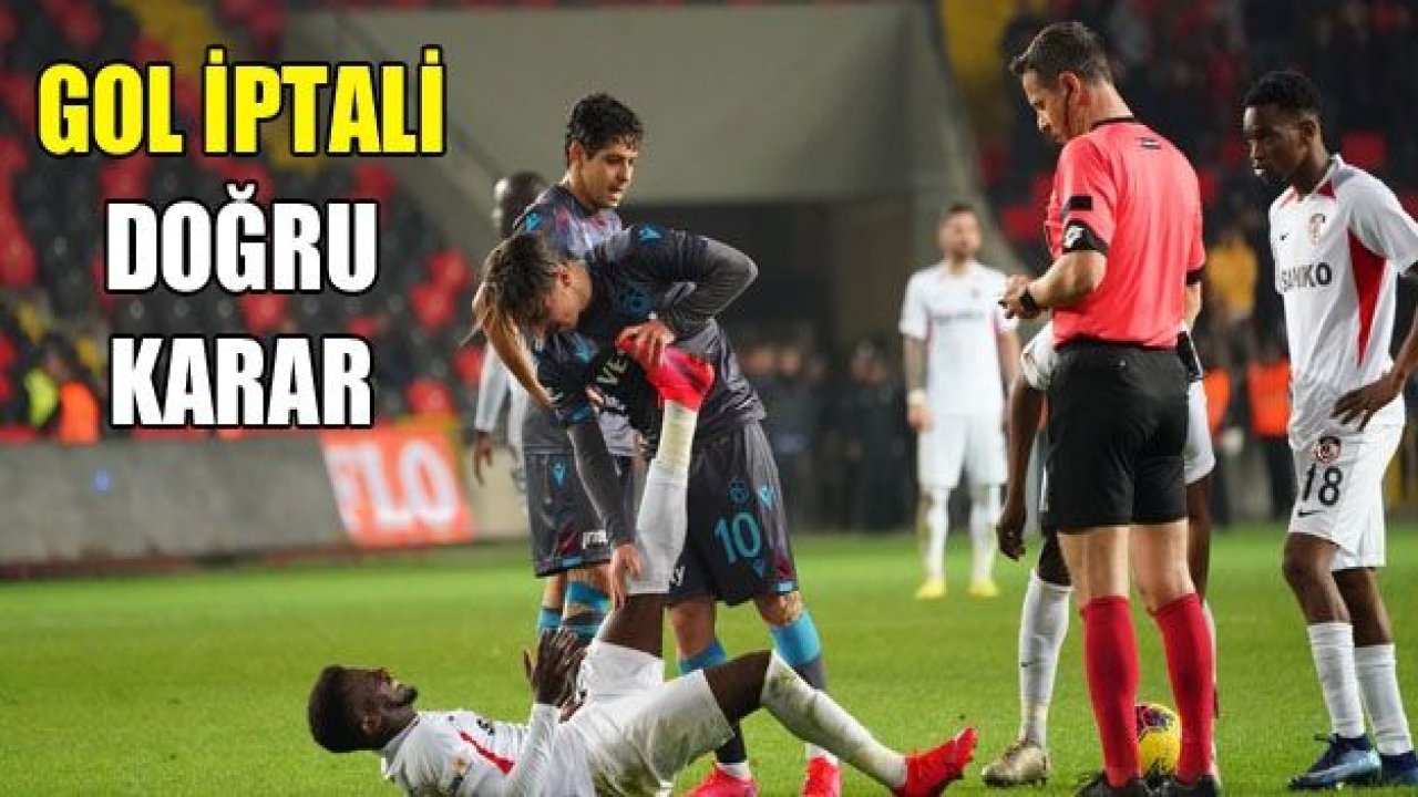 Gol iptali doğru karar