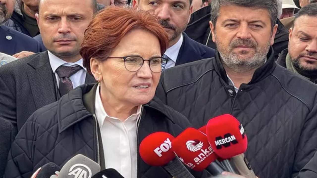 İYİ Parti Genel Başkanı Meral Akşener afet bölgesinde;