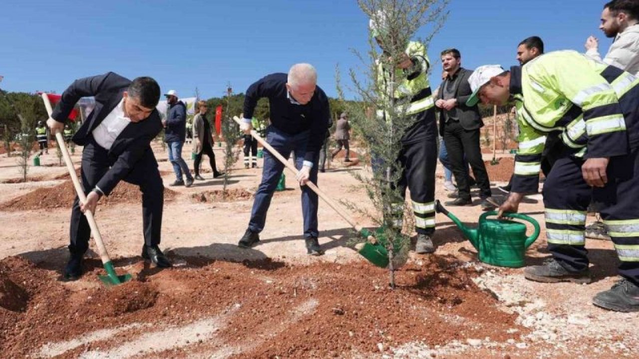 Şehitkamil'de 26. Orman, deprem şehitlerinin anısına oluşturuldu