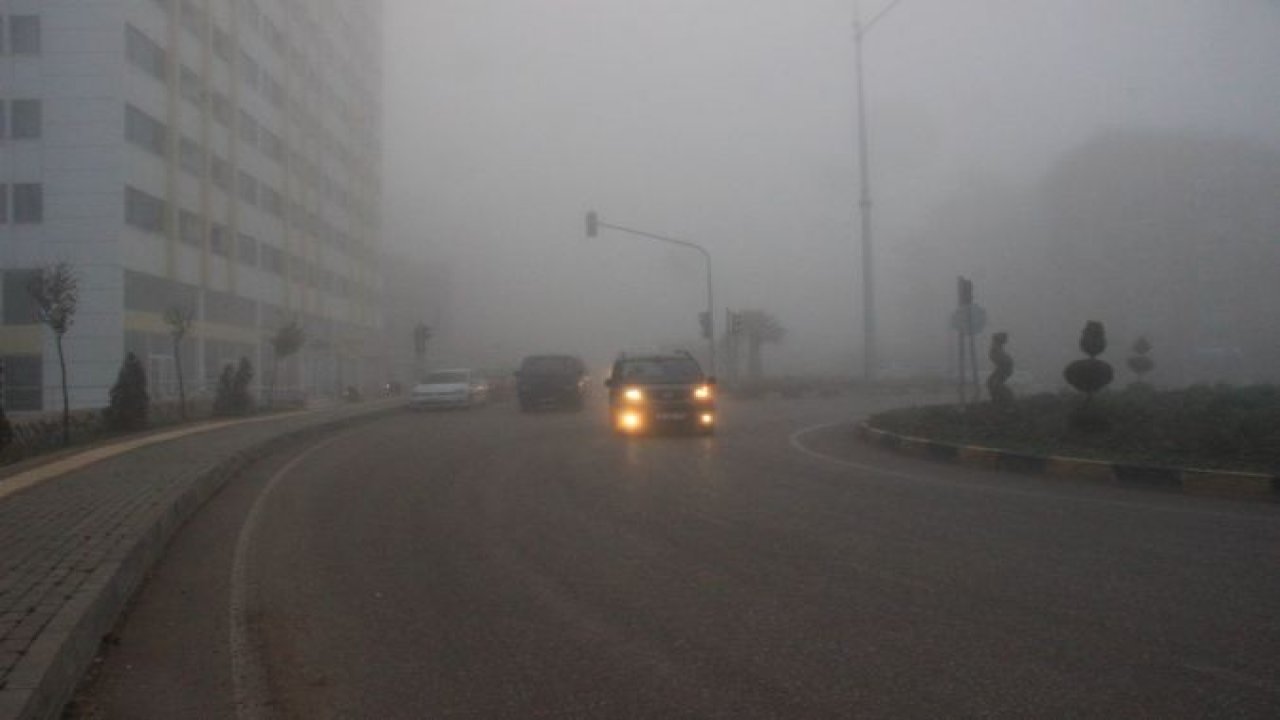 Kilis'te yoğun sis