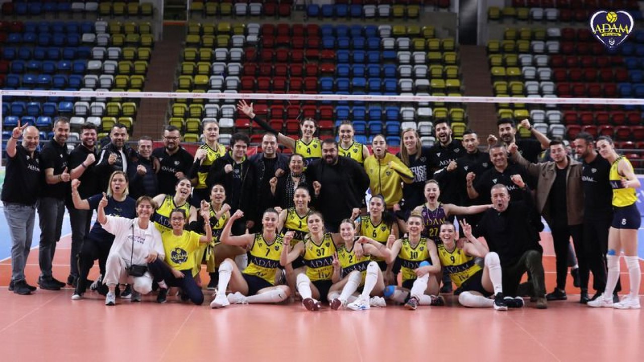 Adam Voleybol gözünü finale çevirdi