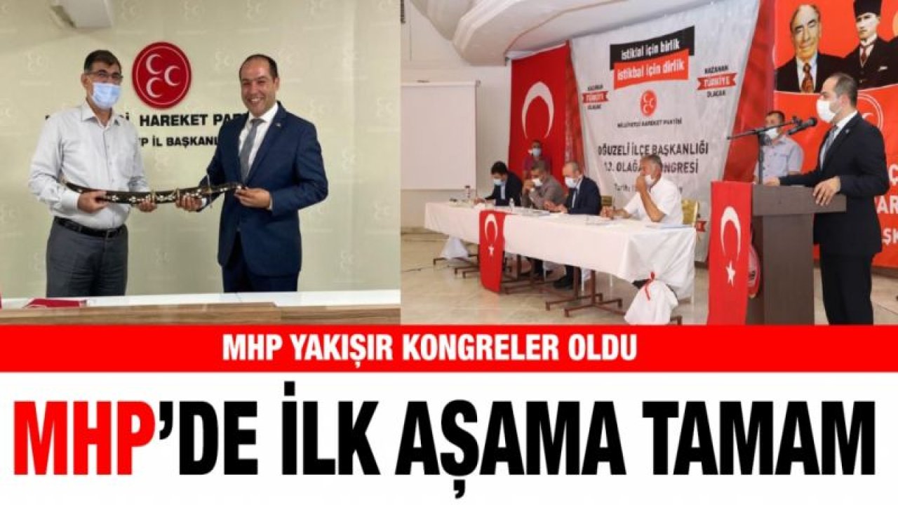 MHP Gaziantep’te ilk aşama tamam