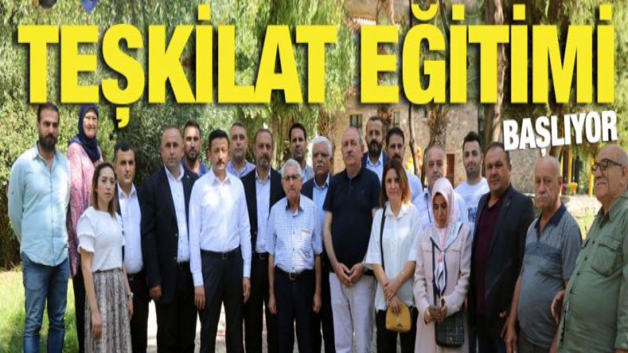 AK Parti'de teşkilat eğitimi başlıyor