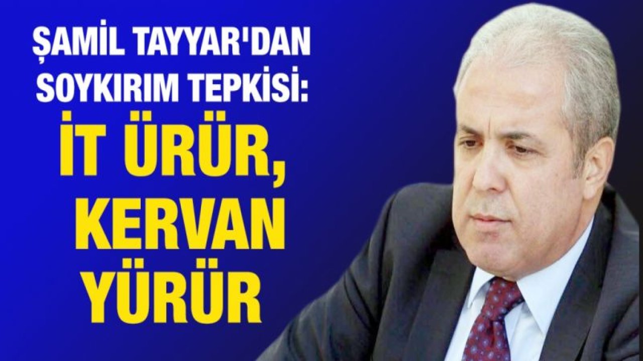 Şamil Tayyar'dan Soykırım Tepkisi: İt Ürür, Kervan Yürür