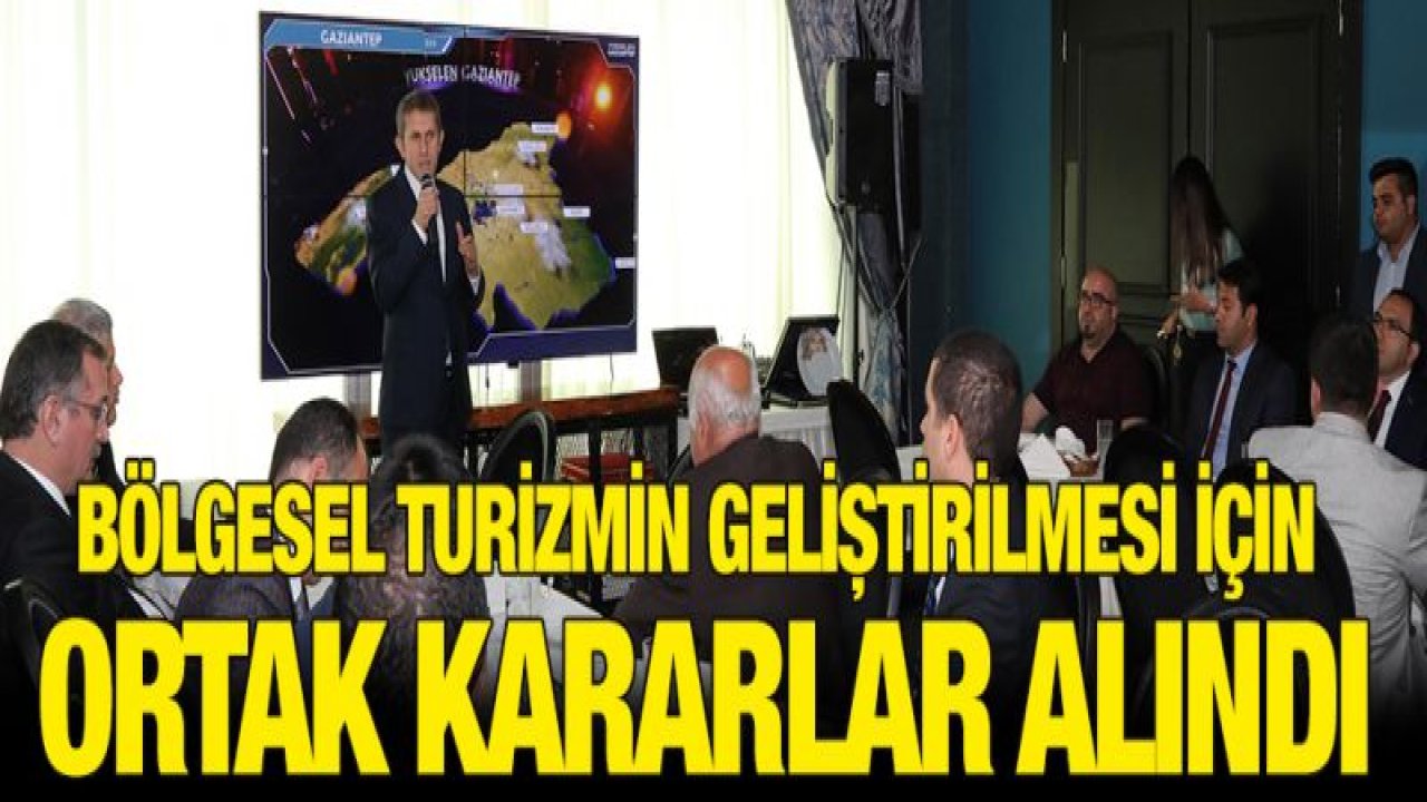 TURİZM VE KOORDİNASYON TOPLANTISI DÜZENLENDİ