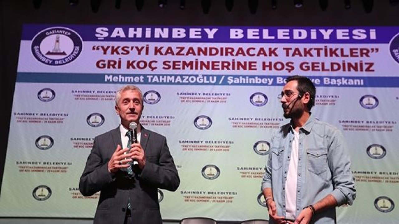 Şahinbey Belediyesi’nden öğrencilere gri koç morali