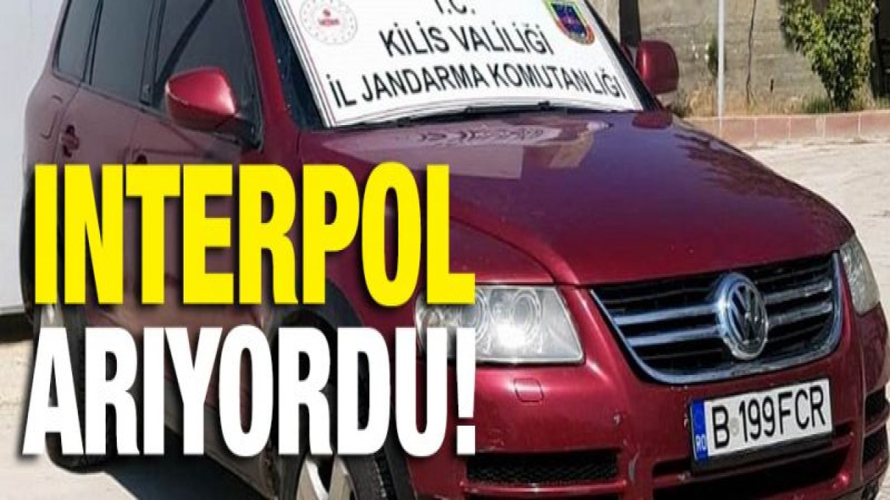 Interpol'ün aradığı cip, Suriye'ye götürülmek istenirken ele geçirildi