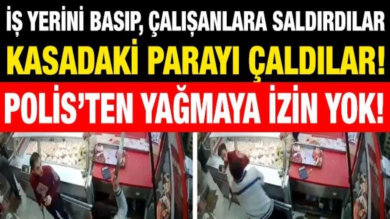 İş yerini basıp, çalışanlara saldırarak kasadaki parayı çalan 3 kişi yakalandı