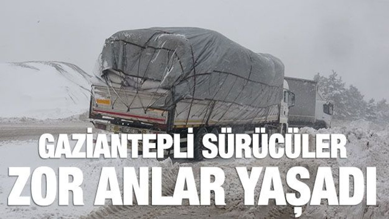 Kar yağışı ve tipi ulaşımı olumsuz etkiledi