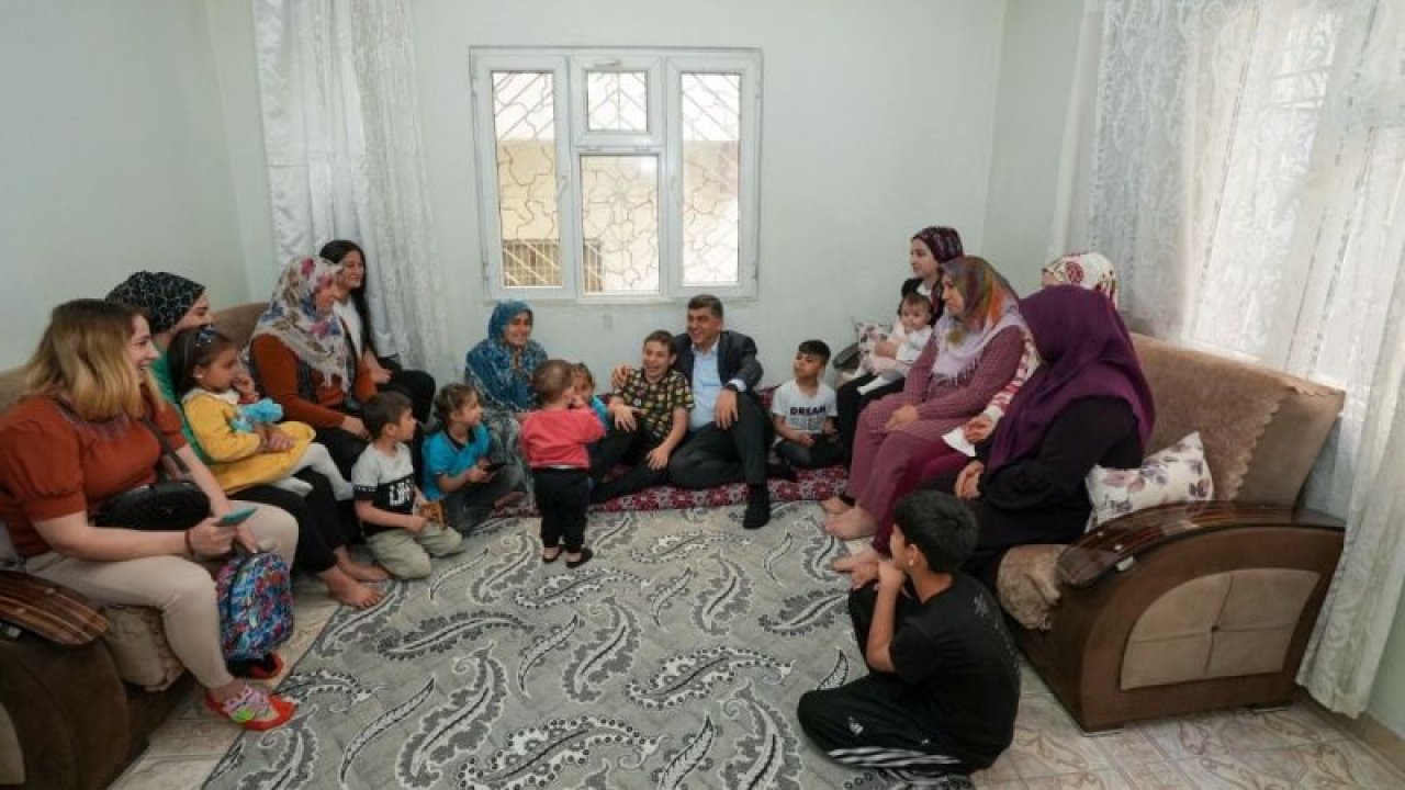 Başkan Fadıloğlu, aile ziyaretlerinde çocuklar ve yaşlılarla ilgilendi