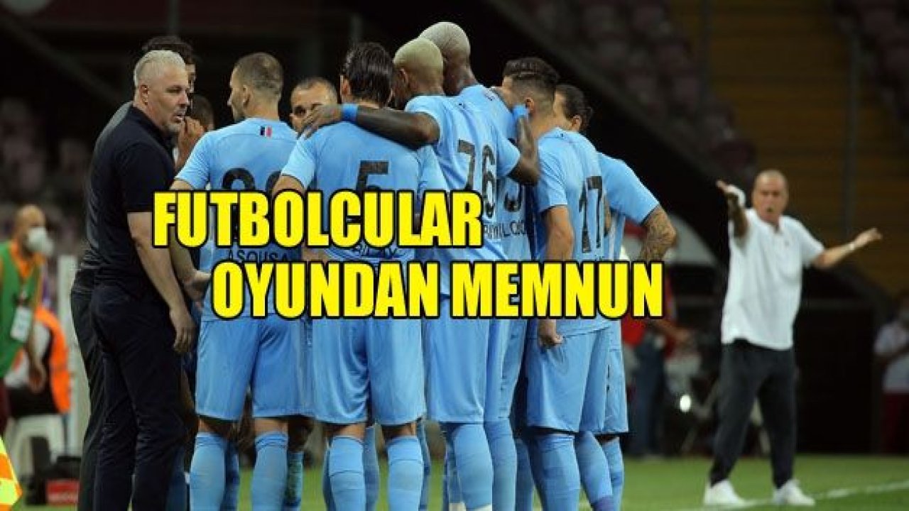 Futbolcular oyundan memnun