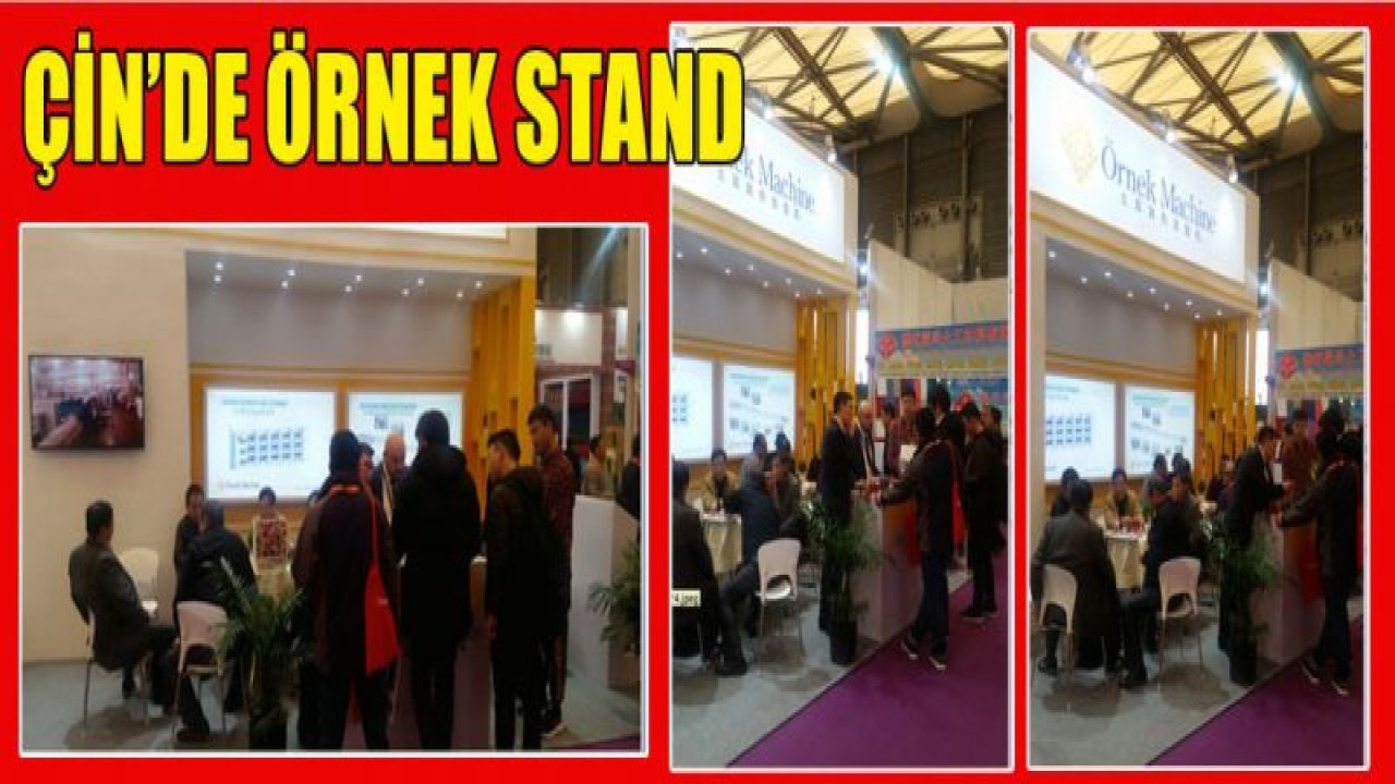 ÇİN'DE ÖRNEK STAND..