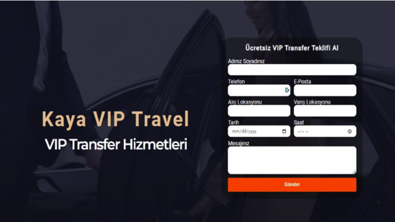 Kaya VIP Travel: İstanbul'un Öncü VIP Transfer Hizmeti