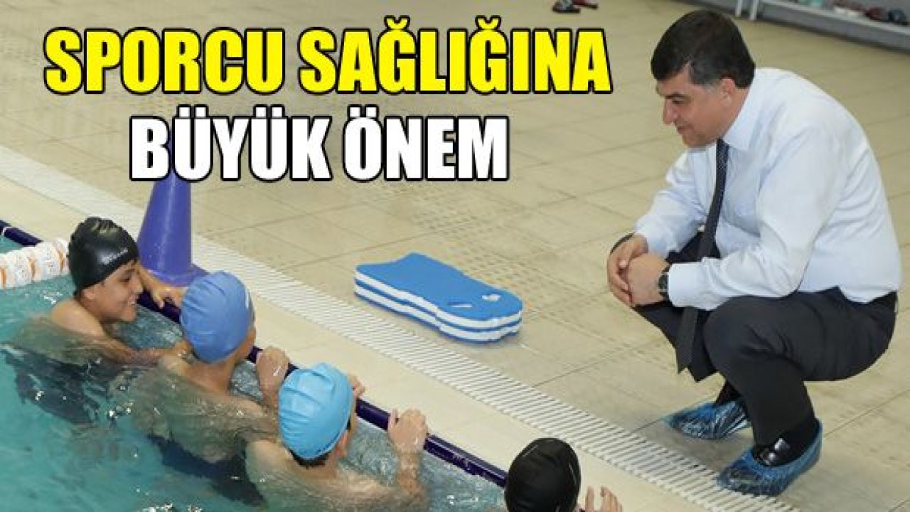 Sporcu sağlığına büyük önem