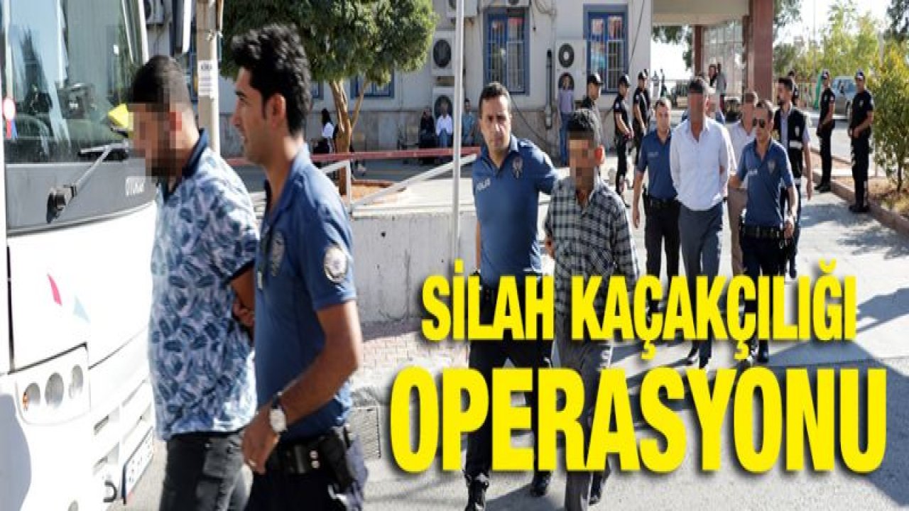 Silah kaçakçılarına 5 ilde operasyon: 9 gözaltı