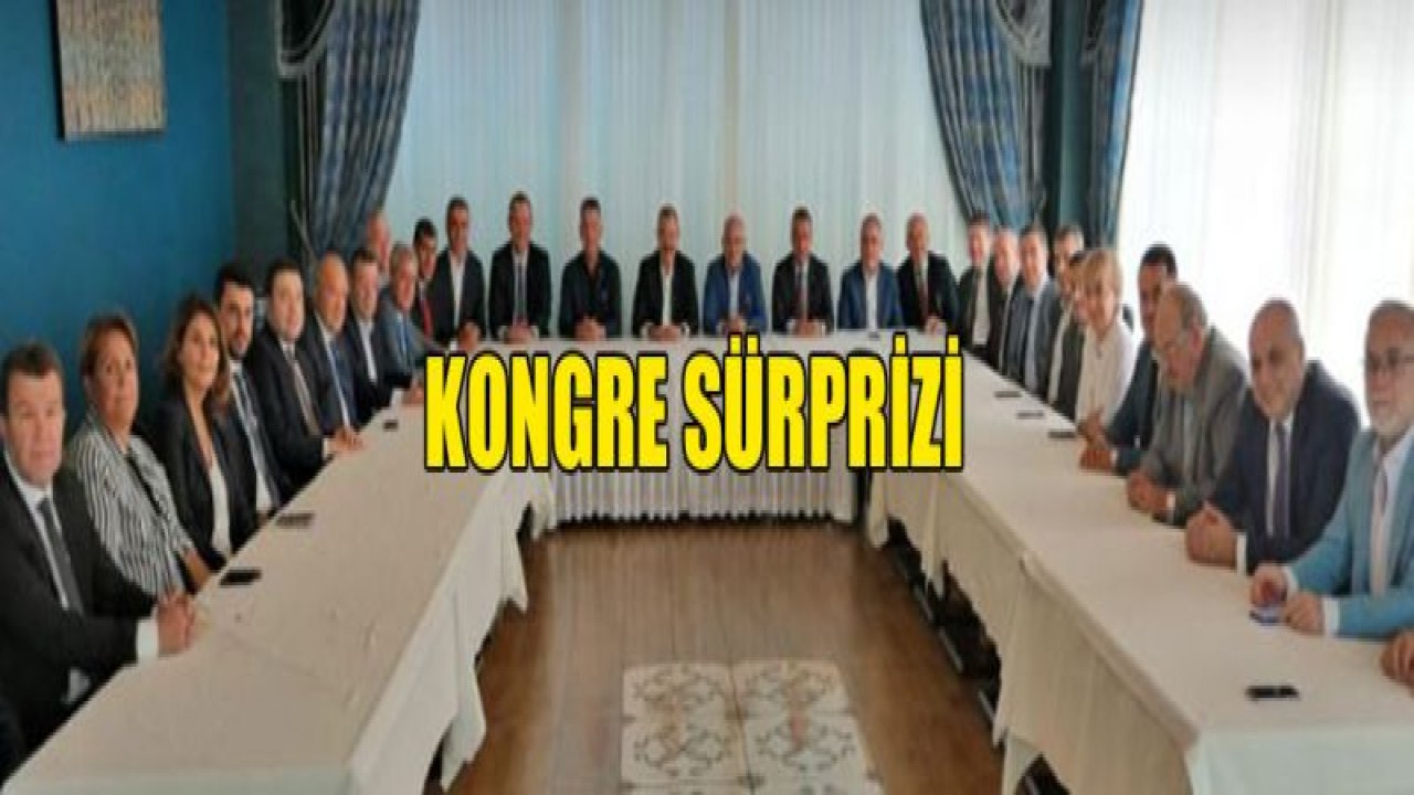 Gazişehir'de kongre sürprizi!