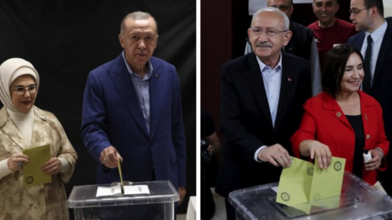 İkinci tur seçiminde siyasiler sandıkta! Erdoğan, Kılıçdaroğlu, Akşener, İnce gibi isimler oy kullandı: İşte siyasilerin o pozları...