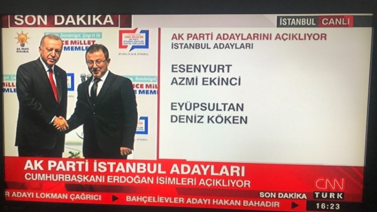 Cumhurbaşkanı Erdoğan, Deniz Köken'i açıkladı