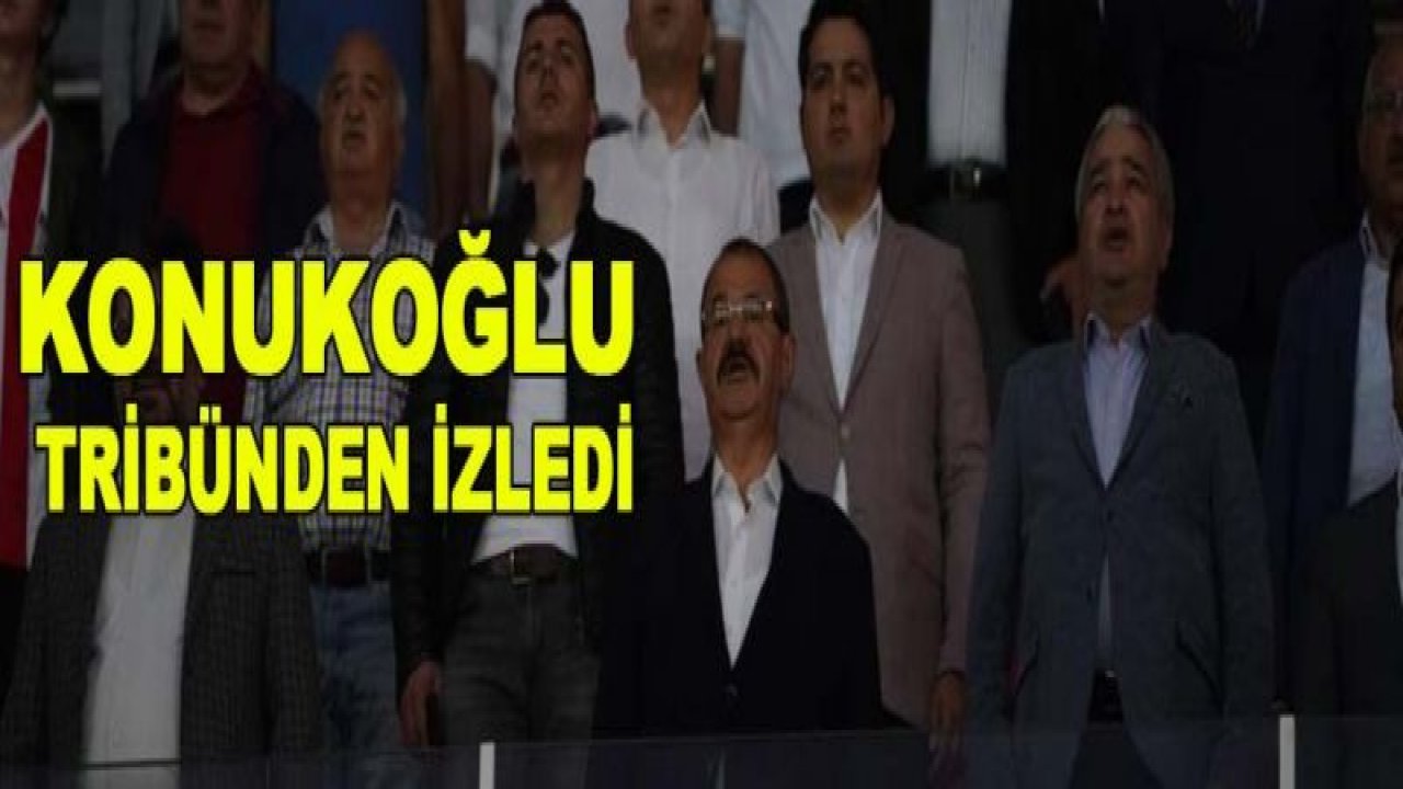 Konukoğlu yalnız bırakmadı