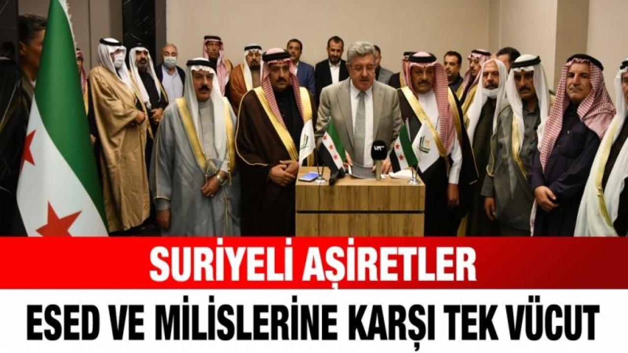 Suriyeli aşiretler Esed ve milislerine karşı tek vücut