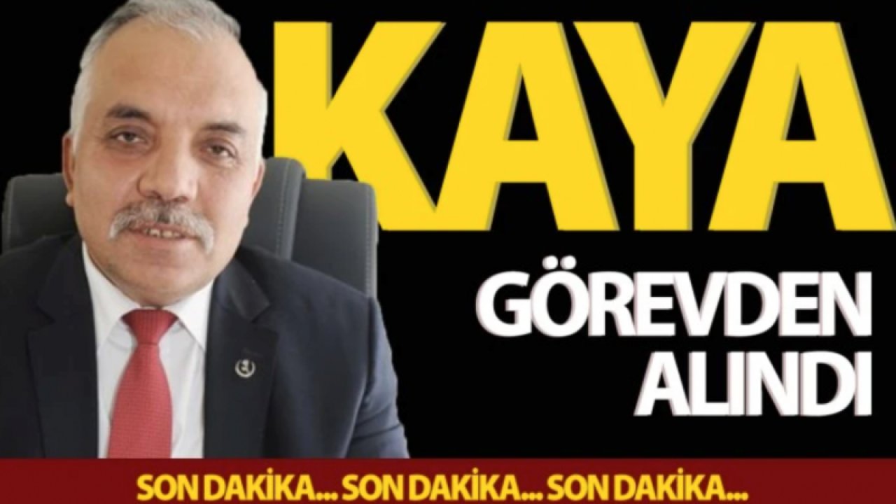 İHSAN KAYA ŞOK bir kararla GÖREVDEN ALINDI!