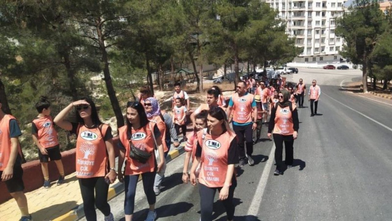 TEMA Vakfı gönüllüleri Gaziantep'te çevre temizliği yaptı