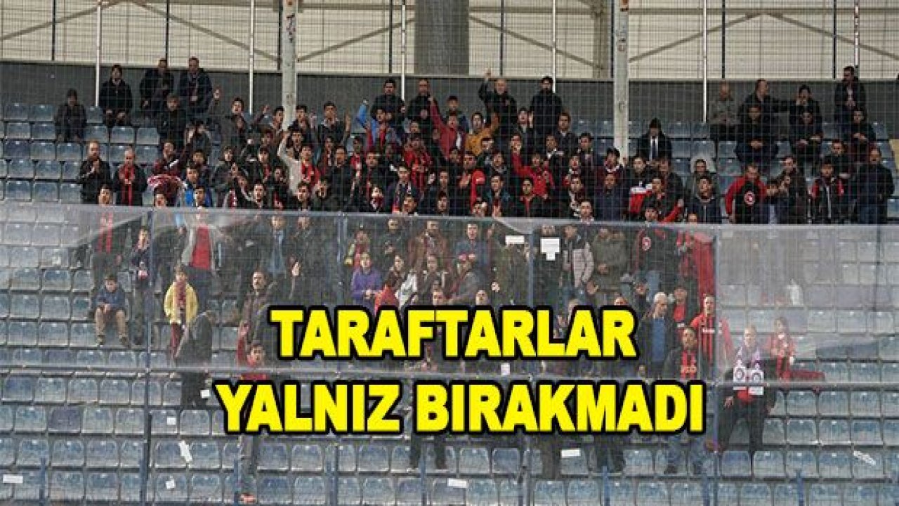 Taraftarlar yalnız bırakmadı