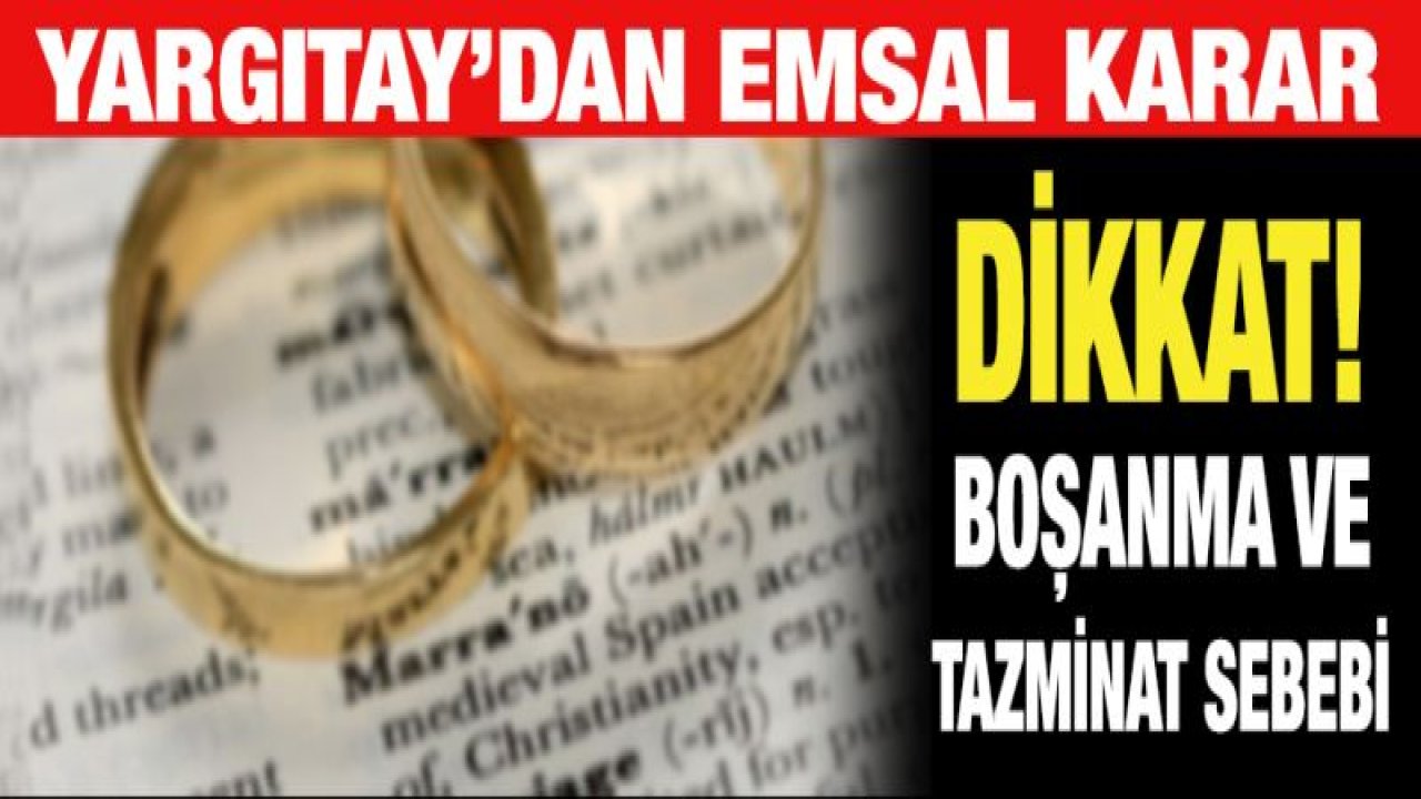 Yargıtay'dan Emsal Karar; Gelini Kayınvalide Ile Aynı Evde Oturmaya Zorlamak...