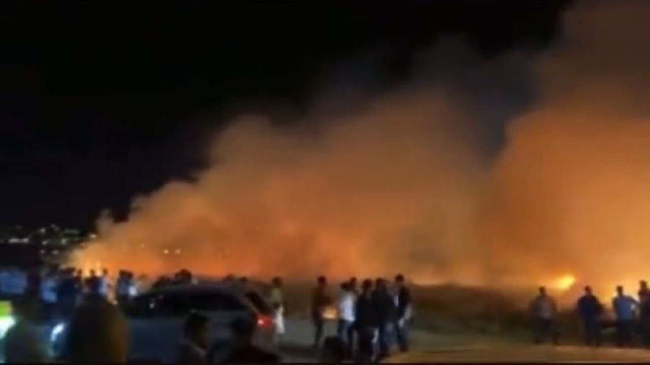 Son dakika! Gaziantep’te bir mahallede yangın!