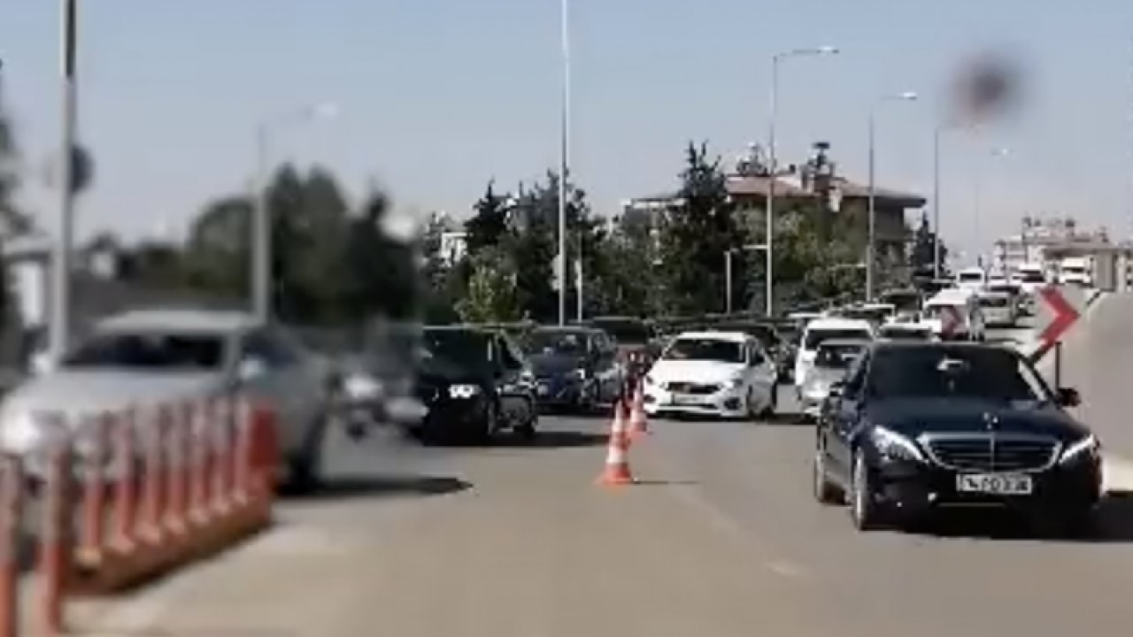 Gaziantep'te şerit ihlali yaptığı tespit edilen araç sürücülerine ceza yağdı