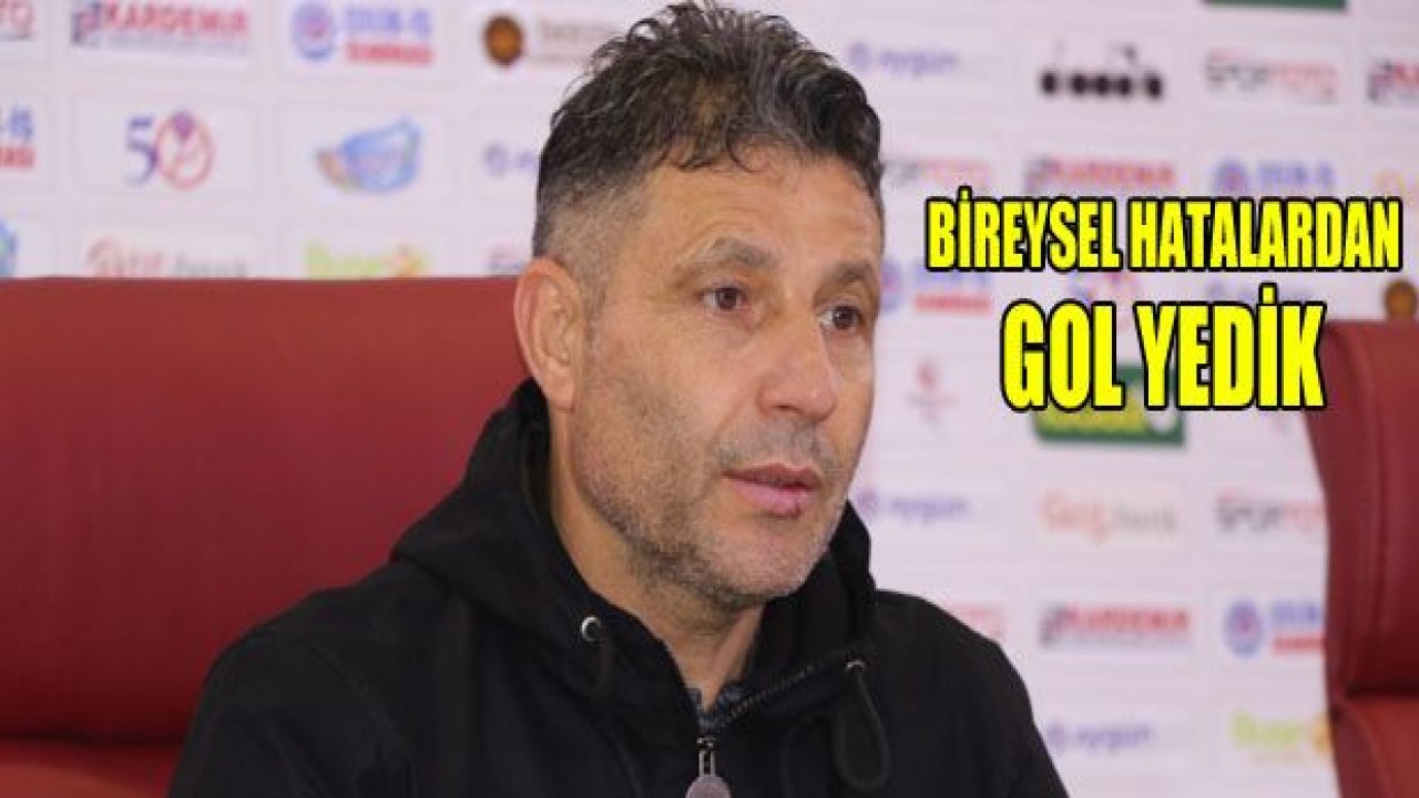 İlhan Özer: 'Bireysel ve paylaşım hatalarından dolayı goller yedik'