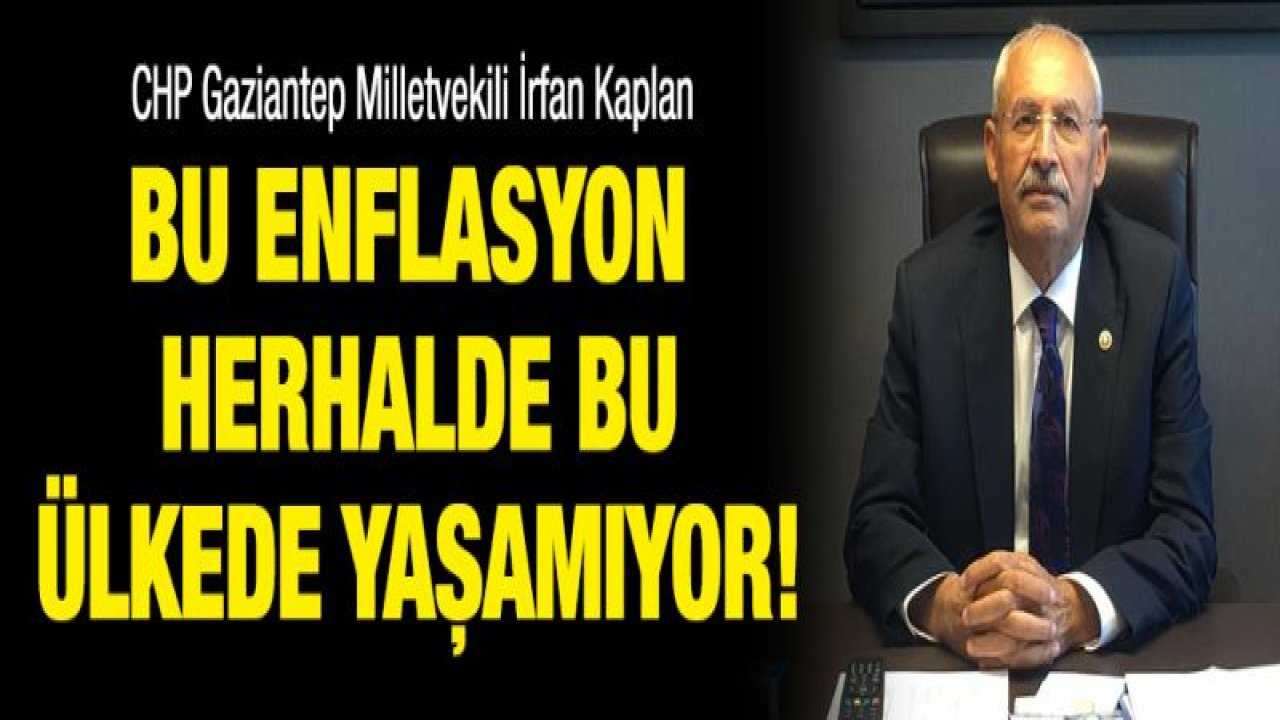 BU ENFLASYON HERHALDE BU ÜLKEDE YAŞAMIYOR!