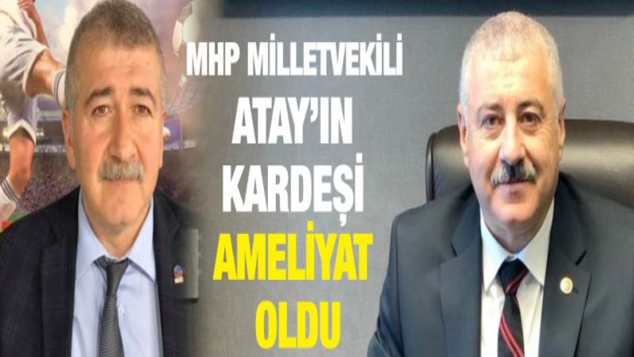 Yazarımız Atay ameliyat oldu