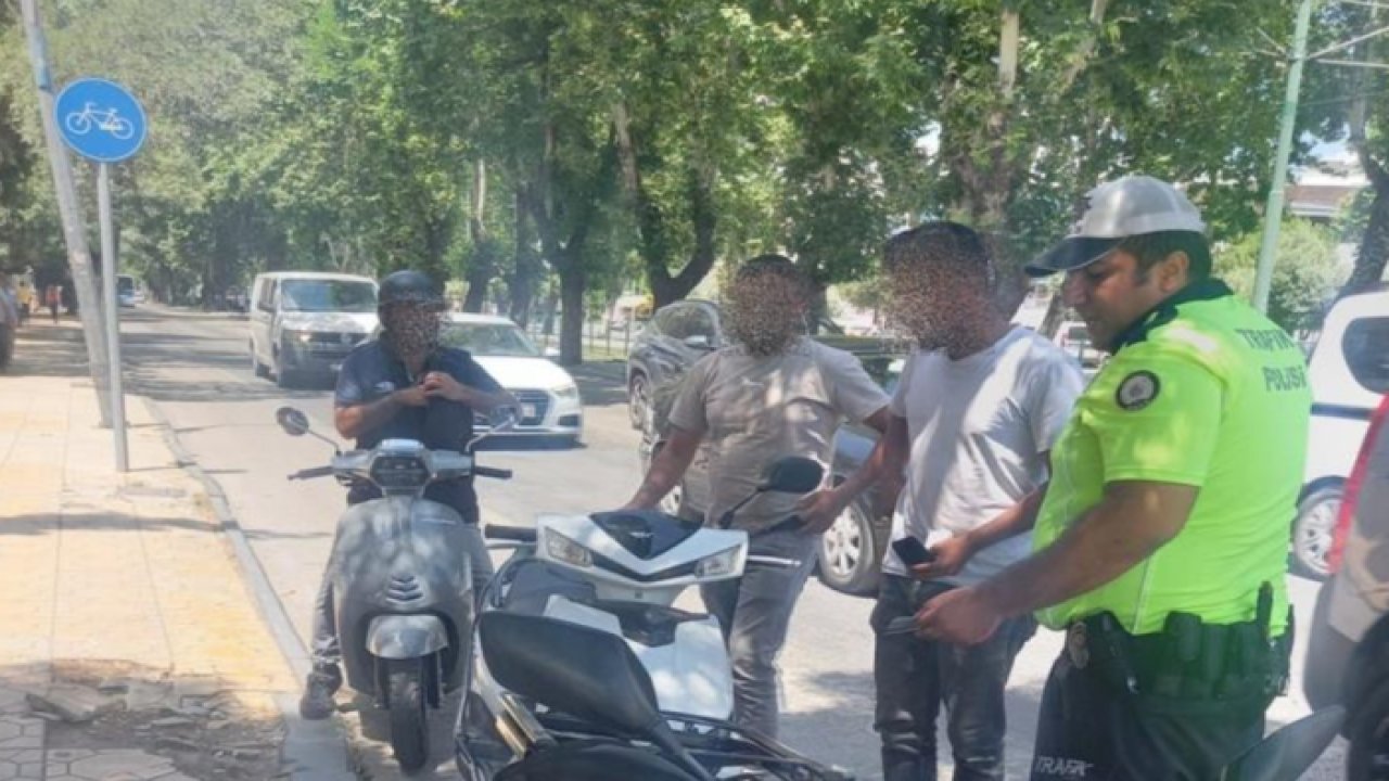 Gaziantep'te motosiklet uygulaması