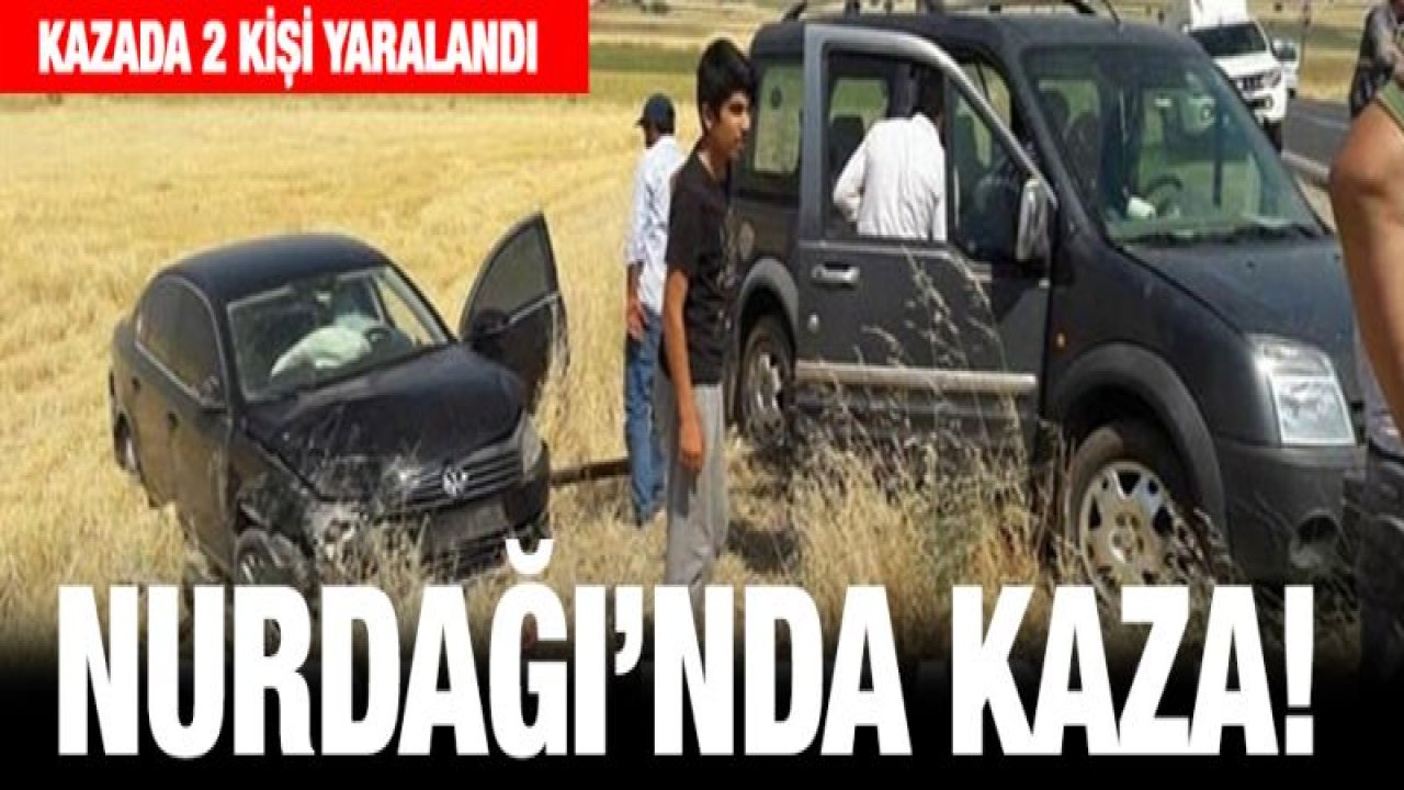 Araçlar buğday tarlasına dalda