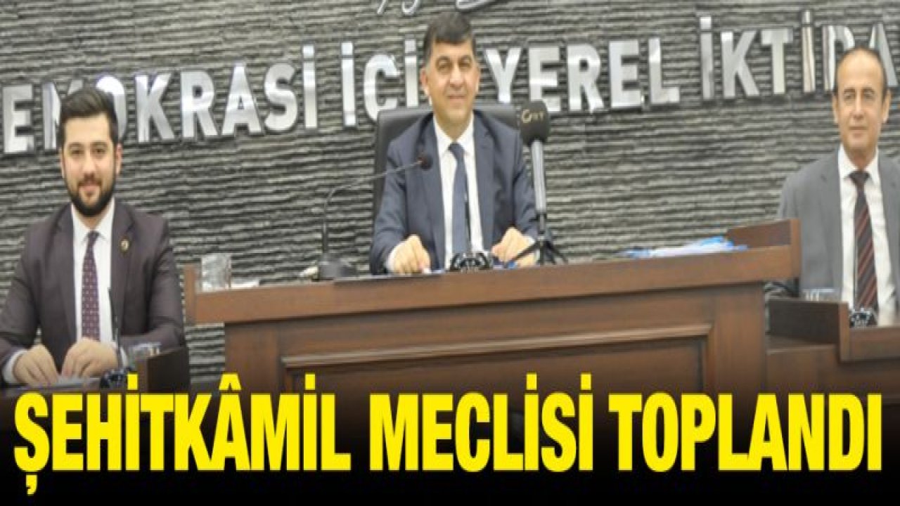 ŞehitkÃ¢mil'de meclis