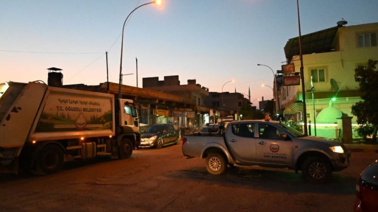 Gaziantep'in Oğuzeli ilçesi’nde haşerelere karşı ilaçlamalar yoğunlaştırıldı