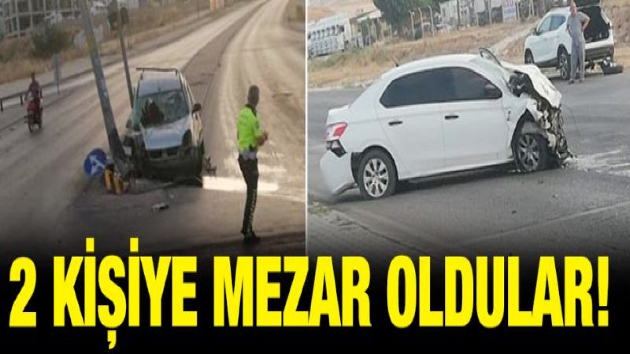 Gaziantep'te feci kaza! 2 ölü