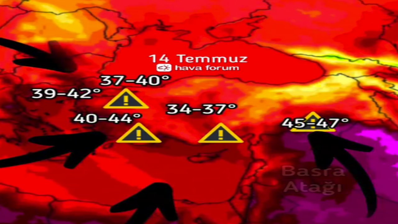 Gaziantep İçin CEHENNEM SICAKLARI DUYURUSU GELDİ! Gaziantep, Basra ve Afrika sıcaklarını yaşayacak