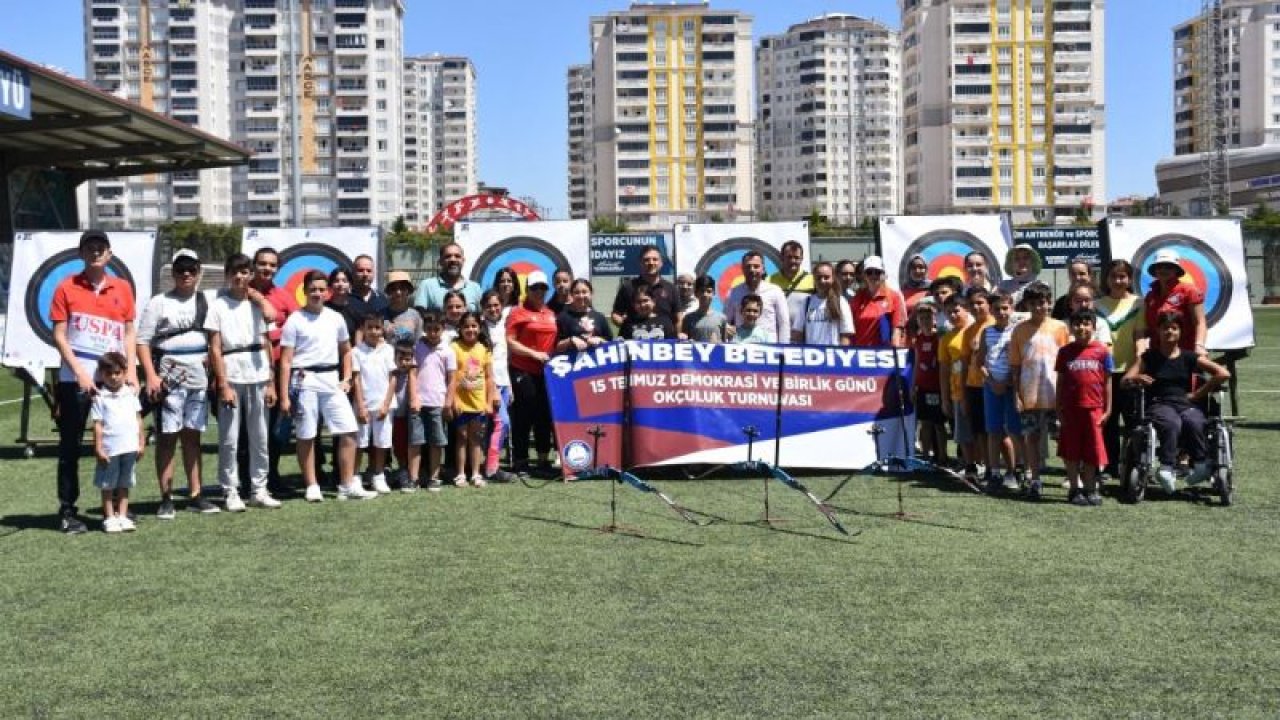 Şahinbey’de 15 Temmuz ruhu için spor etkinlikler düzenlendi