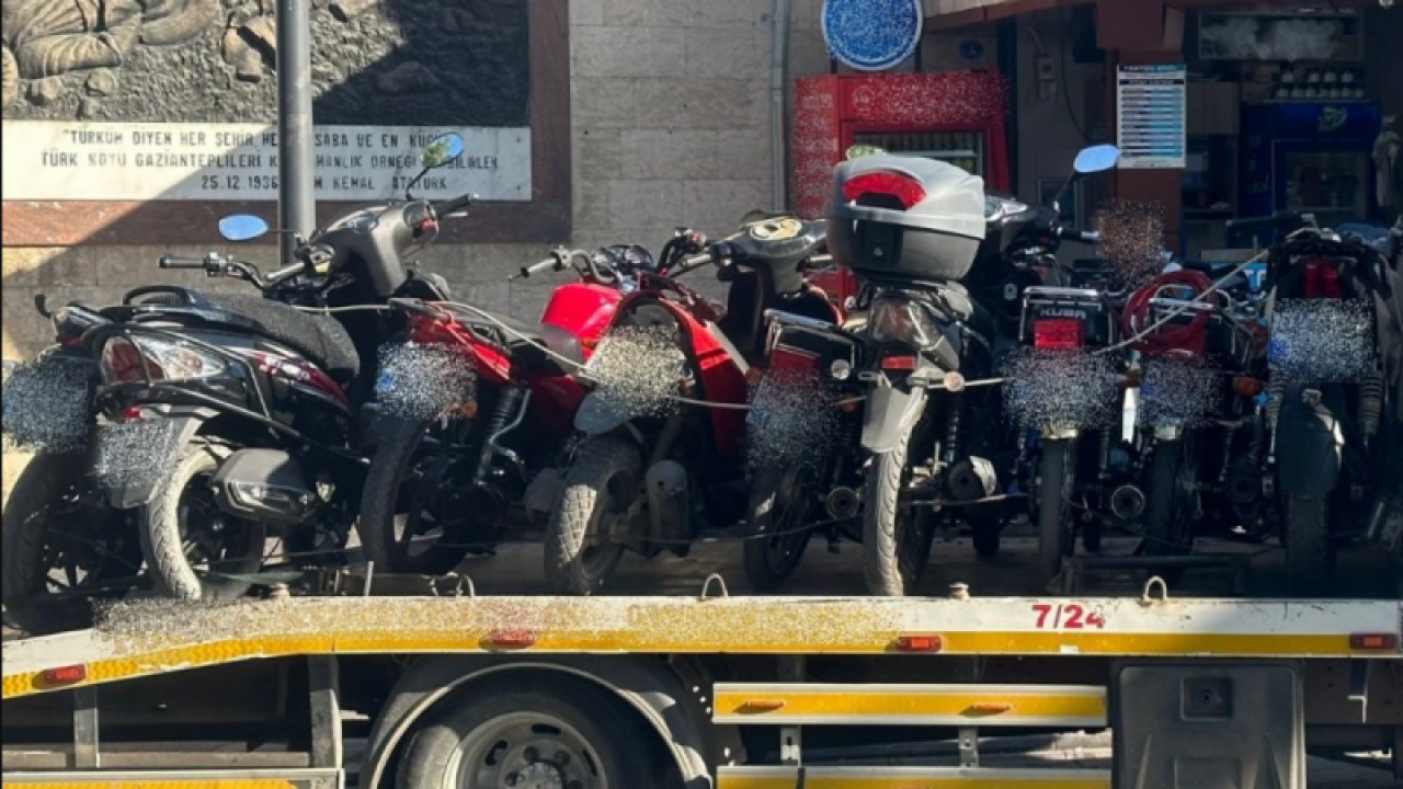 Gaziantep Asayiş ekipleri çalıntı motosiklet denetimi gerçekleştirdi