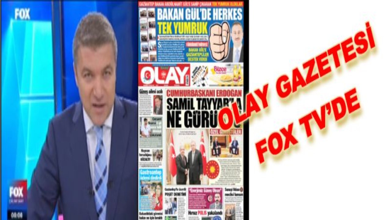 Olay Gazetesi Fox Tv'de Gündemi Belirledi...