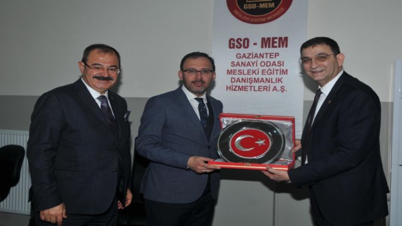 KASAPOĞLU: -'GSO-MEM MODEL BİR PROJE OLMUŞ, EMEĞİ GEÇEN HERKESE TEŞEKKÜR EDİYORUM'