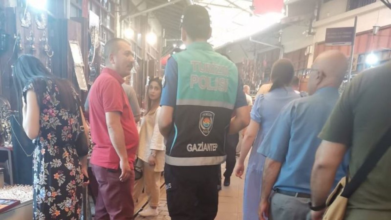 Gaziantep'te Turizm polisleri iş başında